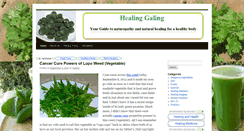 Desktop Screenshot of healinggaling.com