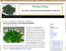 Tablet Screenshot of healinggaling.com